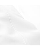 Drap Plat en Percale de coton neige