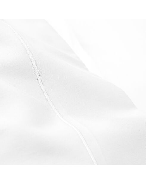 Drap Plat en Percale de coton neige