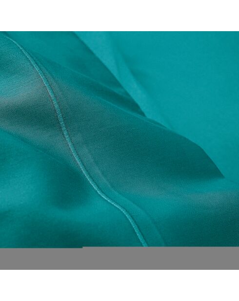Drap Plat en Percale de coton paon