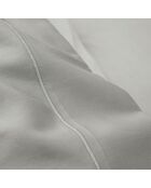 Drap Plat en Percale de coton perle