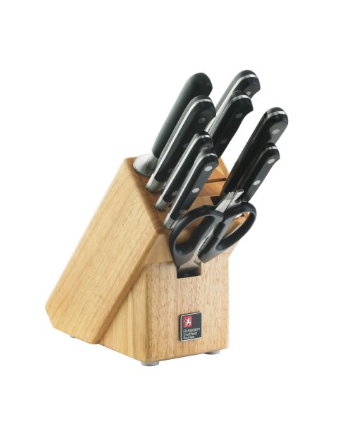 Bloc 9 couteaux de cuisine V Sabatier Love Food