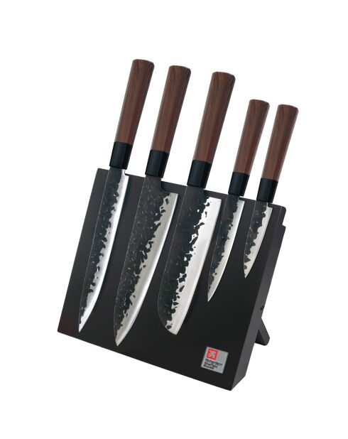 Bloc 5 couteaux de cuisine Samouraï