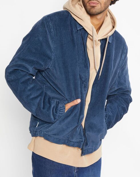 Blouson en Velours côtelé Parker Cord bleu moyen