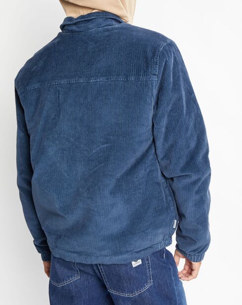Blouson en Velours côtelé Parker Cord bleu moyen