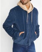 Blouson en Velours côtelé Parker Cord bleu moyen