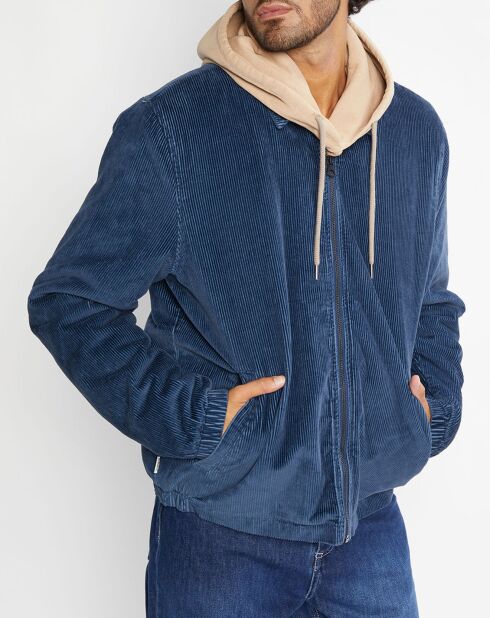 Blouson en Velours côtelé Parker Cord bleu moyen