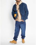 Blouson en Velours côtelé Parker Cord bleu moyen