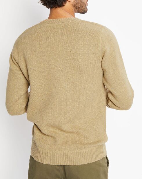 Pull en Laine mélangée Adelma Crew camel chiné