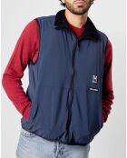 Veste réversible sans manches bleu/noir