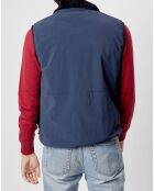 Veste réversible sans manches bleu/noir