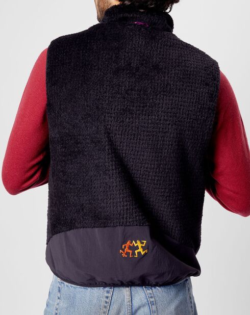 Veste réversible sans manches bleu/noir