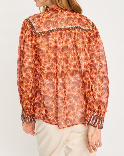 Blouse Irma imprimée borneo