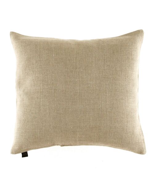 Housse de coussin 100% Lin Porticcio naturelle - 45x45 cm