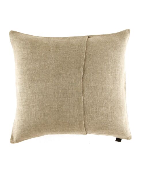 Housse de coussin 100% Lin Porticcio naturelle - 45x45 cm
