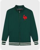 Sweat Zippe 1Er Coq vert bouteille