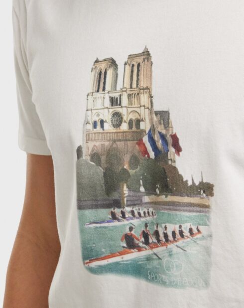 T-Shirt Aviron blanc