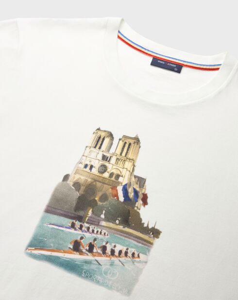 T-Shirt Aviron blanc