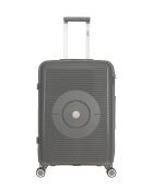 Orion koffer met 4 enkele wielen, medium stay, 65 cm, donkergrijs