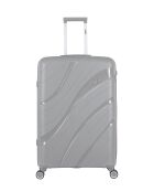 2 valigie singole a 4 ruote Perseus 75/65 cm grigie