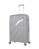 2 valigie singole a 4 ruote Perseus 75/65 cm grigie