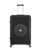 Valise Long Séjour 4 roues roues simples 75 cm Orion noire
