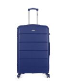 2 einfache 4-Rad-Koffer Phenix 75/65 cm marineblau