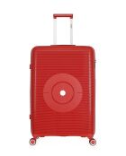Valigia Long Stay Orion a 4 ruote a ruota singola 75 cm rossa