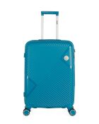 Valise Moyen Séjour 63 cm Cassiopée Bleu Paon