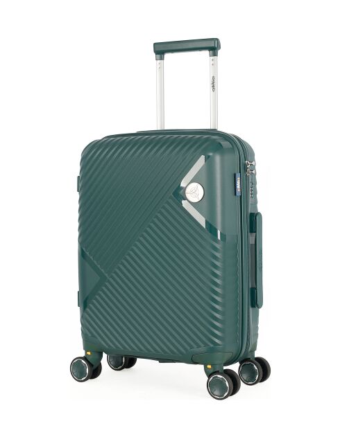 Cassiopée Cabinekoffer 4 enkele wielen 55 cm donkergroen