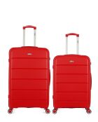 2 valigie singole a 4 ruote Phenix 75/65 cm rosse