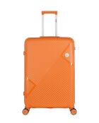 3 eenpersoons koffers met 4 wielen Cassiopée 73/63/55 cm oranje