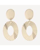 Boucles d'oreilles Scintilla or jaune