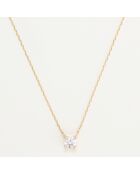 Collier Opulence Zircon or jaune
