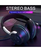 Casque Bluetooth 5.0 stéréo Edition Miami noir