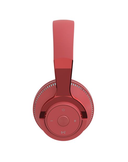 Casque Bluetooth 5.0 stéréo Edition Miami rouge