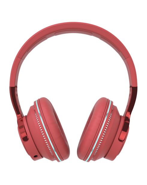 Casque Bluetooth 5.0 stéréo Edition Miami rouge