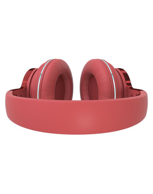 Casque Bluetooth 5.0 stéréo Edition Miami rouge