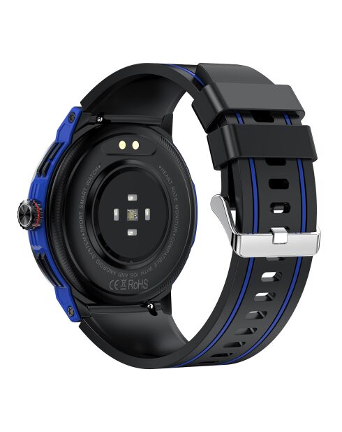 Montre connectée AMOLED Arena noir/bleu