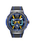 Montre connectée AMOLED Arena noir/bleu