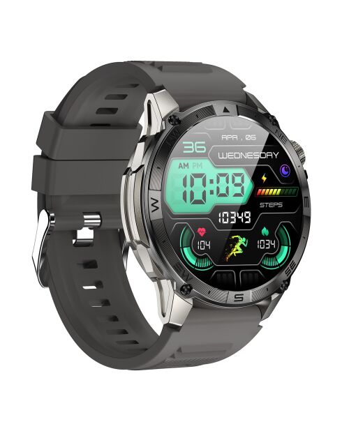 Montre connectée AMOLED NASA grise