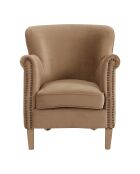 Fauteuil Claude  marron - 70x79x78 cm