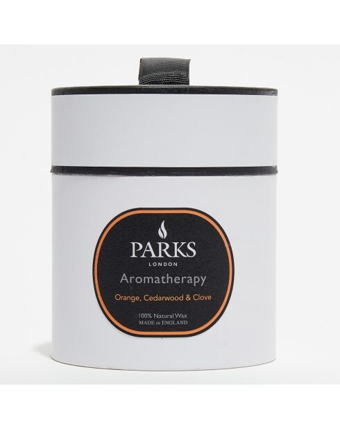 Bougie parfumée Aromatherapy Orange, Bois de Cèdres & Clou de Girofle  - 1 mèche 48h