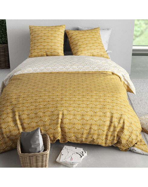 Juego de funda nórdica amarilla