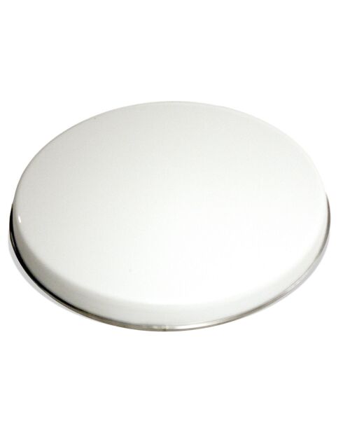 Cache plaque émail blanc - 18.5x18.5x2 cm