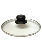 Couvercle & Bouton bakélite transparent -  16.5x16.5x6 cm