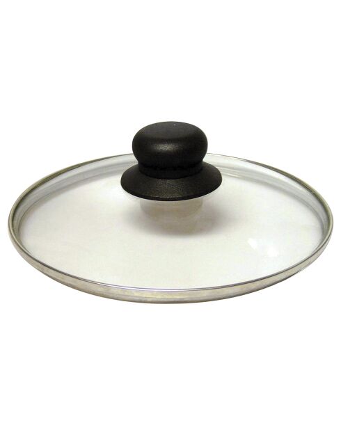 Couvercle & Bouton bakélite transparent -  16.5x16.5x6 cm