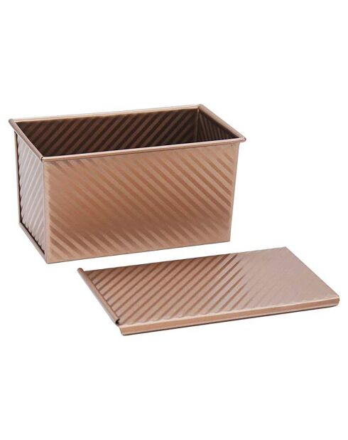 Bruine pan voor brood en brioche - 21x12x11,5 cm