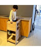 Tour d'observation Kule marron - 90x40x41 cm