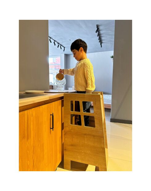 Tour d'observation Kule marron - 90x40x41 cm