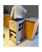 Tour d'observation Kule marron - 90x40x41 cm